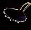shiny butterfly alloy diamond hair band