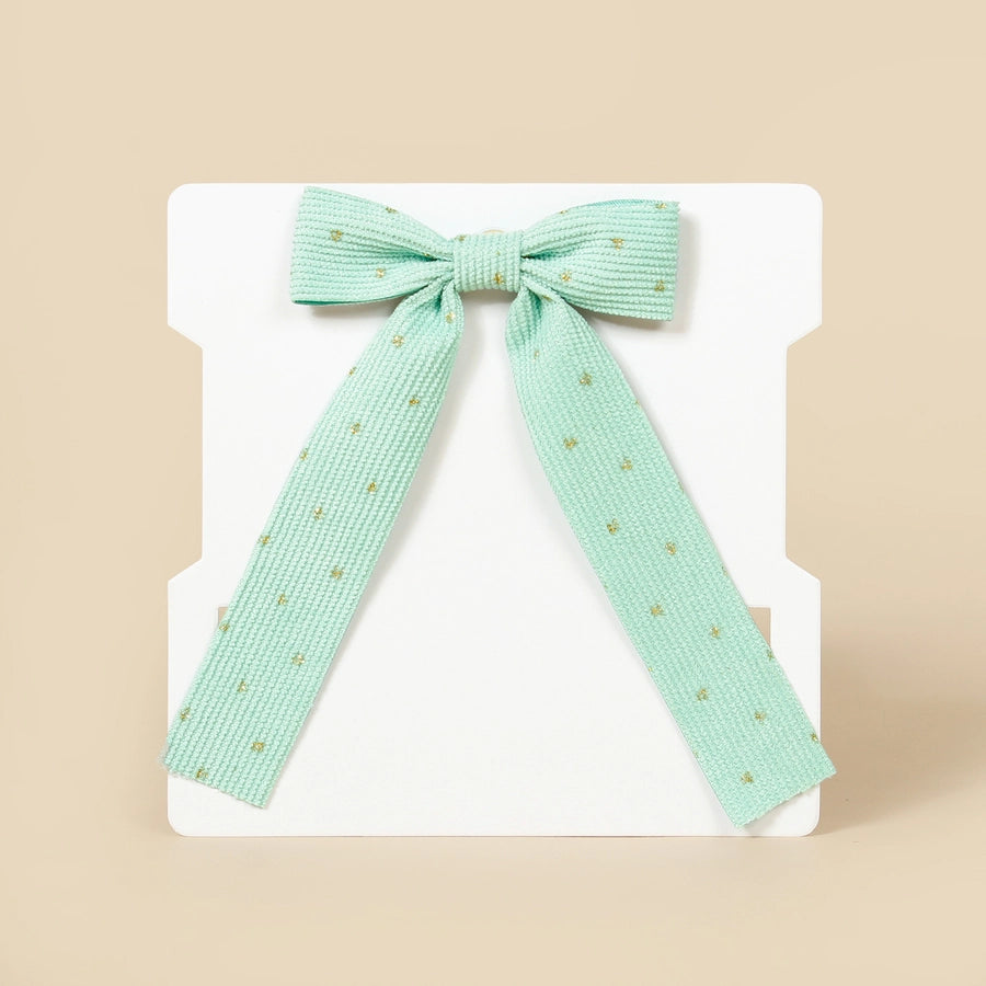 sweet bow knot corduroy hair clip