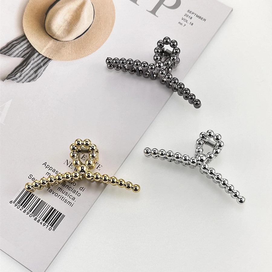 High-Grade Sense Metallic Grip  Style Barrettes Back Head Shark Clip Back Head Clip