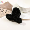 japanese style solid color plastic handmade hair claws 1 piece