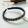 women's fashion plaid cloth beaded
