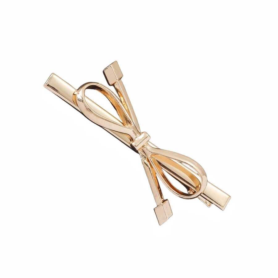 Women's Simple Style Bow Knot Metal Plating Hair Clip