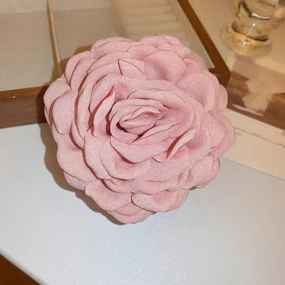 Fabric Flower Hairpin Headwear Back of Head Large Grab Clip Advanced Sense Hairpin Disc Hair Elegant Shark Clip Hair Accessories for Women