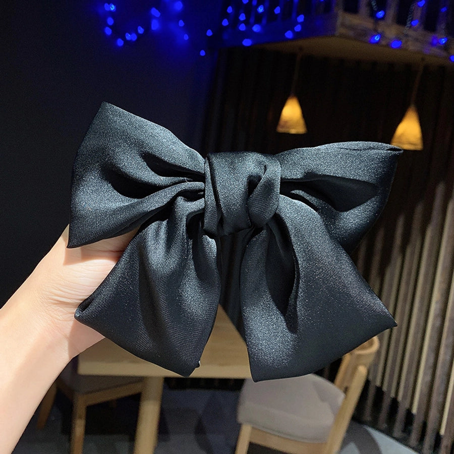fashion bow knot cloth hair clip 1 piece