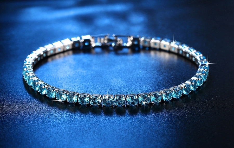 New   fashion  full diamond bracelet copper inlaid zircon bracelet women's bracelet jewelry lovers bracelet