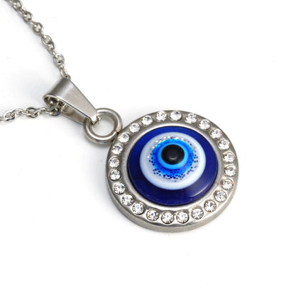 1 Piece Titanium Steel Devil's Eye Pendant