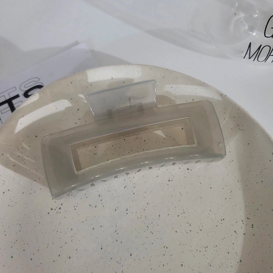 Korean-style Bright Face Non-scratch Disc Hair Clip Women's Large Frosted Elegant Shark Clip Back Head Hairpin Headwear Hair Clip