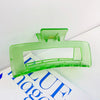 simple style solid color  ps handmade hair claws 1 piece