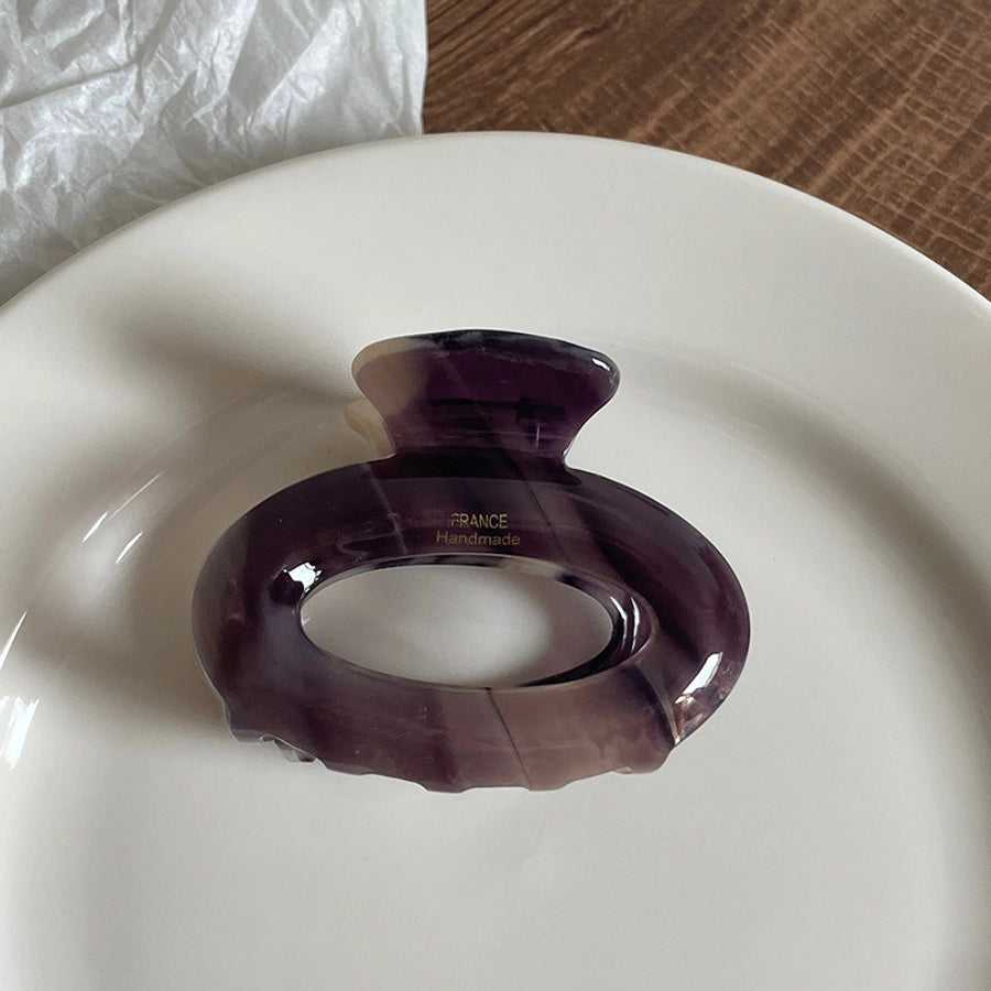 Women's Simple Style Solid Color Acetic Acid Hair Claws