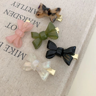 Women's Sweet Bow Knot Acetic acid sheets Hair Clip