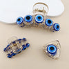 women's retro devil's eye plastic resin hair claws