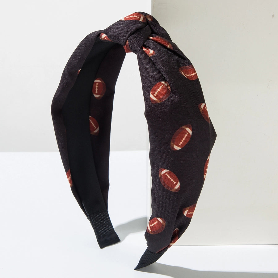 Casual Elegant Classic Style Women's Rugby Alloy Cloth Printing Fabric Hair Band