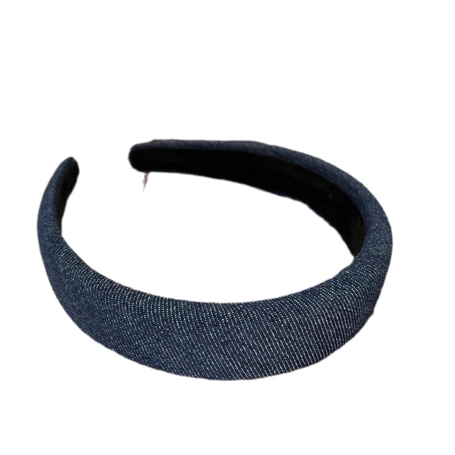 simple style solid color cloth hair band