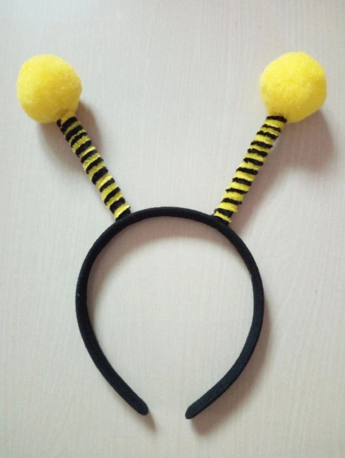 Ant Bee Caterpillar Animal Headband Six-One Game Performance Headwear Fur Ball Headwear Hair Band Hair Card