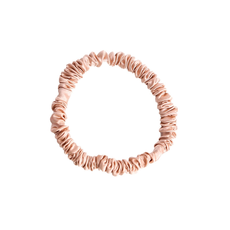 Women's Simple Style Solid Color 100%  Silk Hair Tie