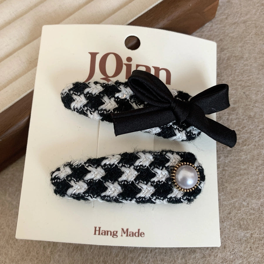 Women's Elegant Bow Knot Cloth Hair Clip Hair Tie