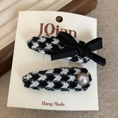 Women's Elegant Bow Knot Cloth Hair Clip Hair Tie