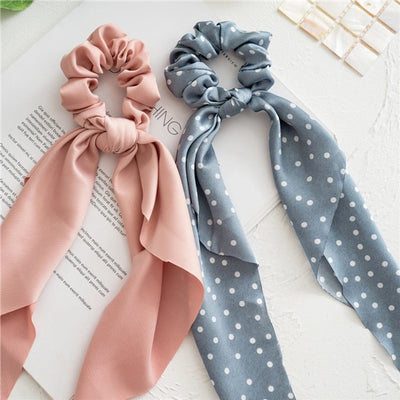 pastoral ditsy floral cloth flowers hair tie 1 piece