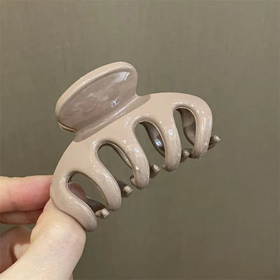 Cute Grab Clip Summer Hairpin Atmosphere Sense Rose Pink Flower Hair Grab Cherry Butterfly Plate Hair Grab Edge Hairpin