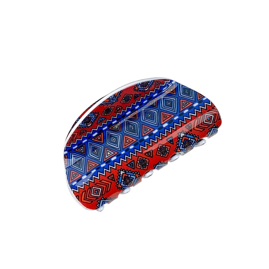 Women's Casual Bohemian Printing Acetic acid sheets Hair Claws