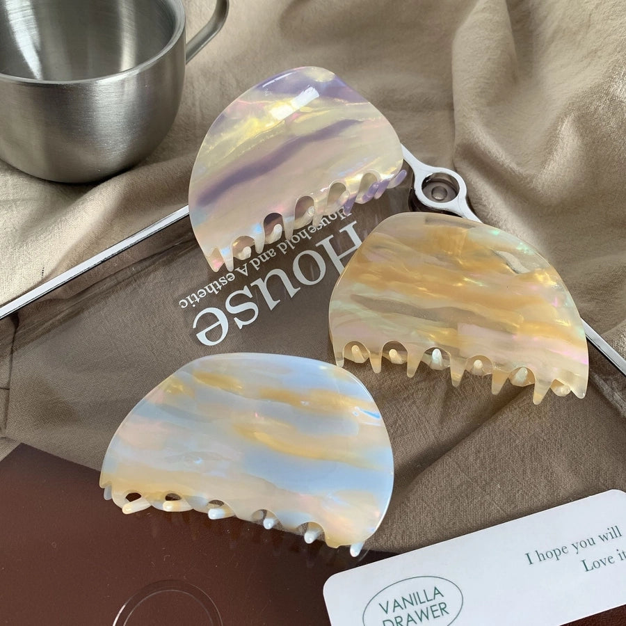 Women's Casual Elegant Streetwear Geometric Acetic acid sheets Hair Claws