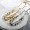 Jewelry Streetwear Geometric 304 Stainless Steel Plating Layered Necklaces