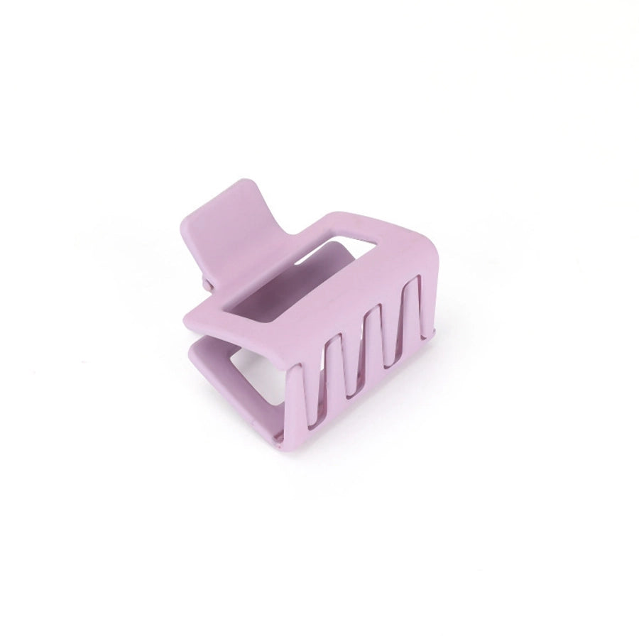 women's simple style square plastic hair claws