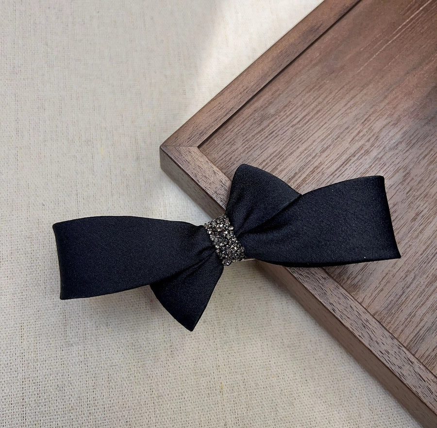 High-end Refined Butterfly Hairband Simple Internet Celebrity Hair Accessories Back Head Spring Clip Chain Rhinestone Hand Rhinestone