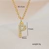 Jewelry Basic Retro Classic Style Letter 304 Stainless Steel Copper Pendant Necklace