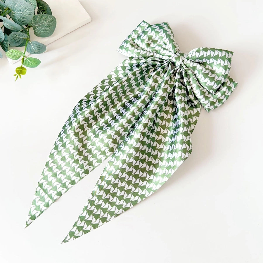 Women's Elegant Streetwear Bow Knot Cloth Hair Clip