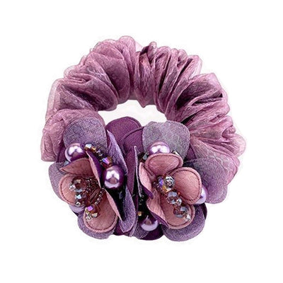 Clearance middle-aged mother's hair flower head rope 35 to 50 years old tie hair tie hair ball hair coil high elasticity