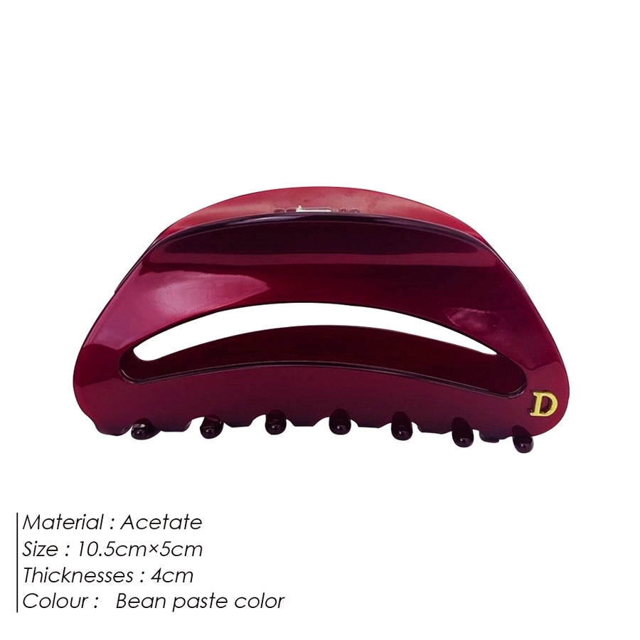 Women's Vintage Style Simple Style Roman Style Letter Acetic acid sheets Hair Claws