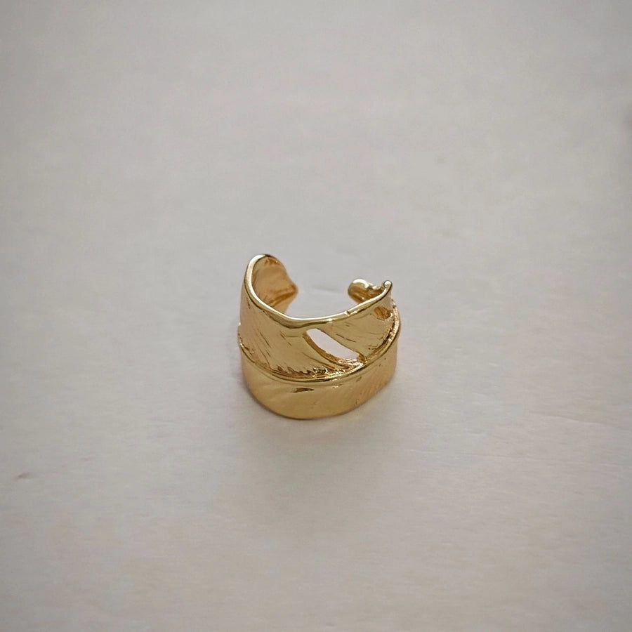 1 Piece IG Style Simple Style Geometric Plating Copper Ear Cuffs