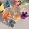 simple style flower acetic acid sheets handmade hair claws 1 piece