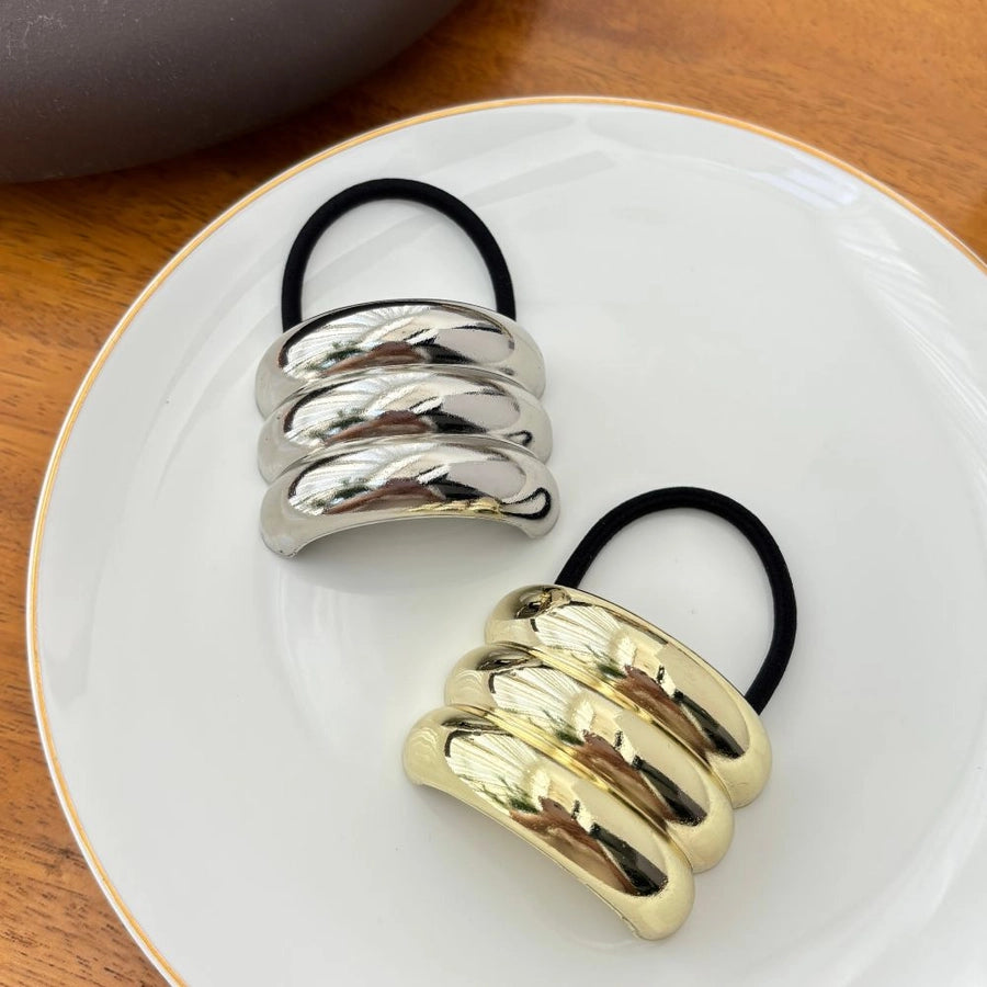 Women's Cute Vintage Style Exaggerated Asymmetrical Alloy Hair Tie