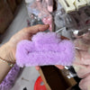 Women's Simple Style Solid Color PC Plush Hair Claws