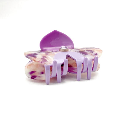 Women's Casual Flower Acetic acid sheets Inlay Rhinestones Hair Claws