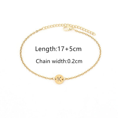 Elegant Simple Style Classic Style Letter 201 Stainless Steel 304 Stainless Steel Bracelets In Bulk