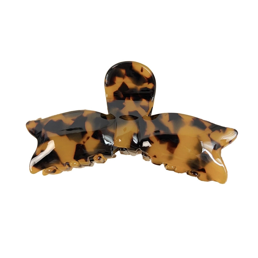 Women's Elegant Color Block Acetic acid sheets Bowknot Hair Claws