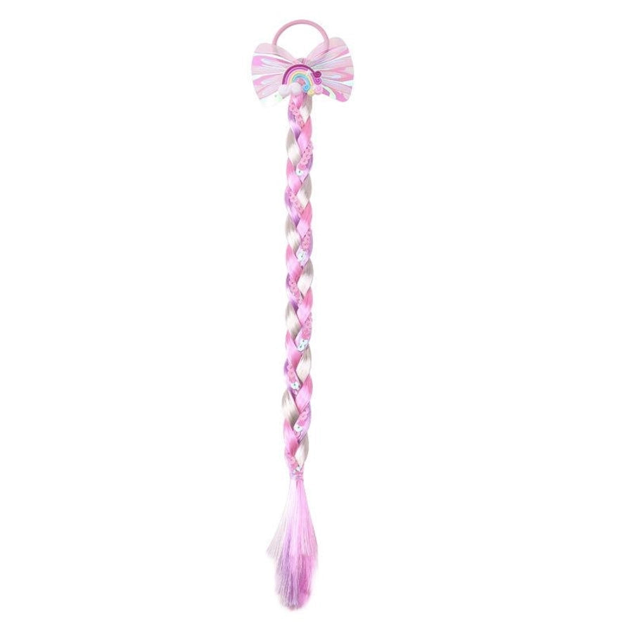 children&#39;s cartoon  color wig hair rope headdress cheap scrunchies