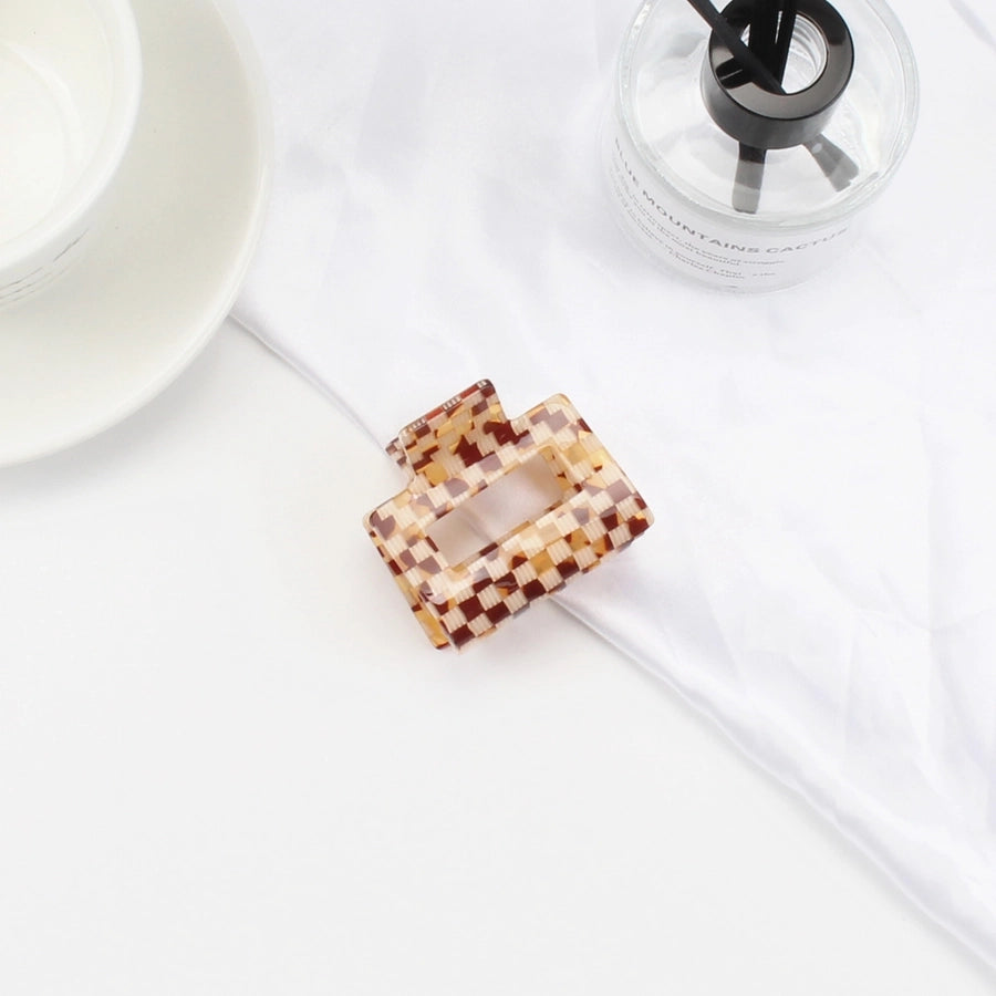 Women's Retro Color Block Acetic acid sheets Hair Claws