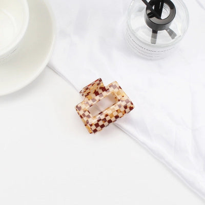 Women's Retro Color Block Acetic acid sheets Hair Claws