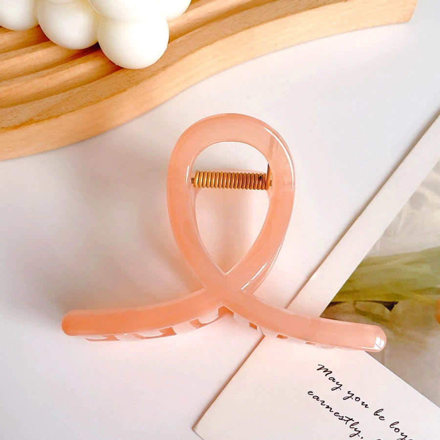 Mermaid Ji acetate hairpin female  back head bath pan head grip elegant temperament shark clip headdress