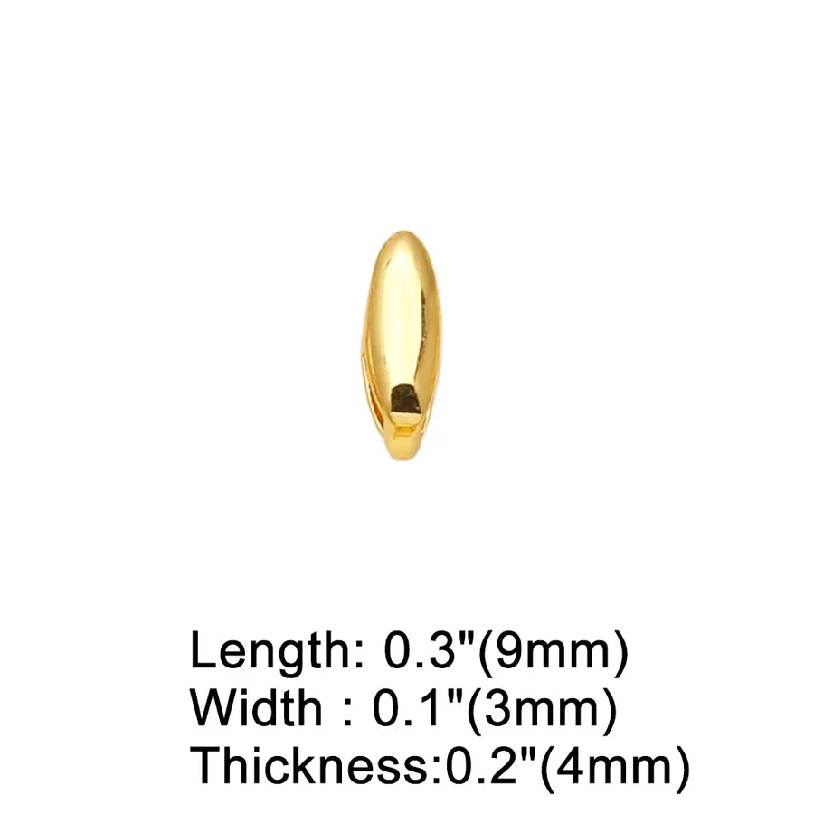 Wholesale Jewelry Basic Simple Style letter Copper 18K Gold Plated