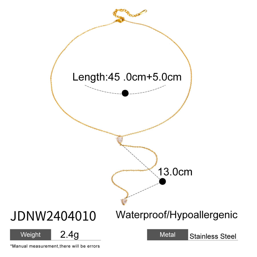 Jewelry Simple Style Letter 304 Stainless Steel Pendant Necklace