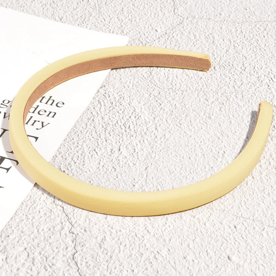 fashion candy color solid color sponge wide-sided headband