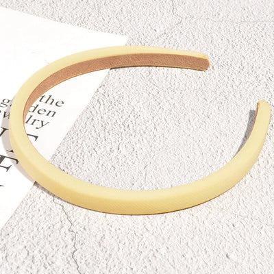 fashion candy color solid color sponge wide-sided headband