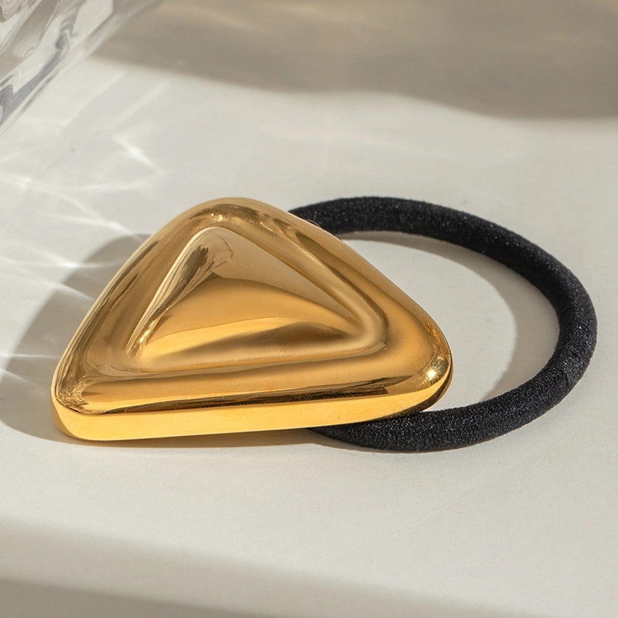 Women's IG Style Triangle 304 Stainless Steel Plating Hair Tie