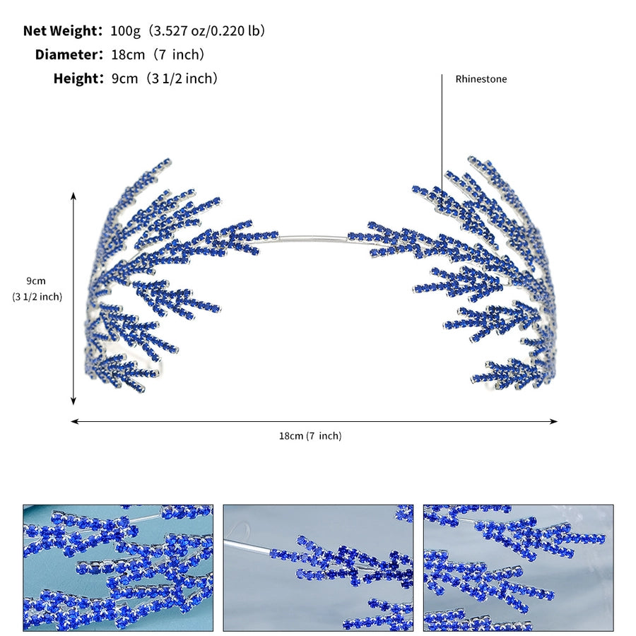 Women's Exaggerated Shiny Geometric Rhinestone Inlay Rhinestones Hair Band