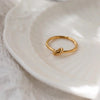 Jewelry Lady Geometric Titanium Steel Rings